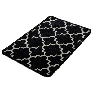 Covoras de baie, Ultra Cozy, UnicUtil, Negru, Multicolor - Img 2