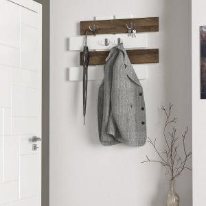 Cuier, Bold Hooks, UnicUtil, 80 x 60 cm, Alb-Maro - Img 4