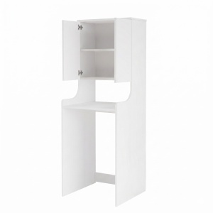 Dulap baie pentru masina de spalat UnicUtil Alb 65 x 60 x 180 cm - Img 5