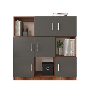 Dulap cu 9 compartimente UnicUtil Nuc - Gri Antracit pentru birou 119.9 x 37.6 x 121.8 cm - Img 5