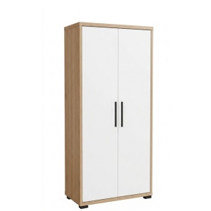 Dulap inalt birou UnicUtil Alb - Stejar 80 x 35 x 178.6 cm - Img 4