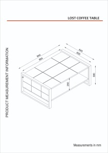 Masa de cafea, Clear Design, UnicUtil, Nuc - Img 8