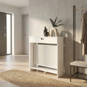 Mască radiator, Opelya Coffee Corner, UnicUtil, Alb, 90 cm - Img 7