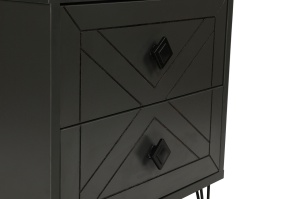 Noptiera, Elegant Rustic, UnicUtil, 50 x 55 x 40 cm, Antracit - Img 9
