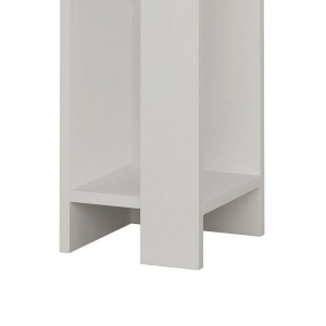 Noptiera, Stylish Minimalist, UnicUtil, 27 x 25 x 60 cm, Alb - Img 5