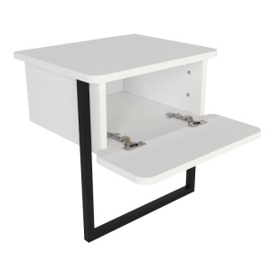 Noptieră, Vala Nightstand, UnicUtil, Alb - Img 8