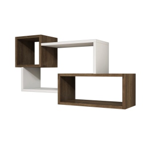 Rafturi perete, Classic Base, UnicUtil, 90 x 51 x 20 cm, Alb Nuc - Img 2