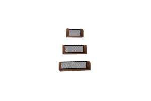 Rafturi perete, Vintage Frame, UnicUtil, 30 x 17 x 10 cm, Nuc Negru - Img 3