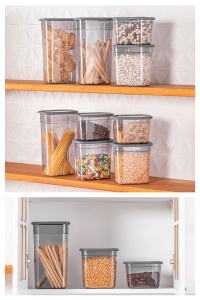 Set 12 recipiente alimentare , UnicUtil, Modern Spacious, Antracit - Img 5