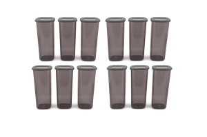 Set 12 recipiente alimentare , UnicUtil, Spacious Versatile, Alb - Img 2
