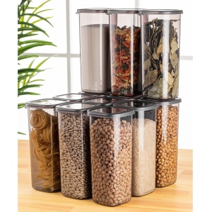 Set 12 recipiente alimentare , UnicUtil, Versatile Elegant, Antracit