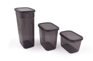 Set 24 recipiente alimentare , UnicUtil, Elegant Compact, Antracit - Img 6