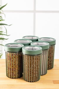 Set 6 recipiente alimentare , UnicUtil, Lightweight Modern, Verde - Img 2