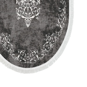 Set covorase baie 2 piese, Chic Finish, UnicUtil, Gri - Img 3