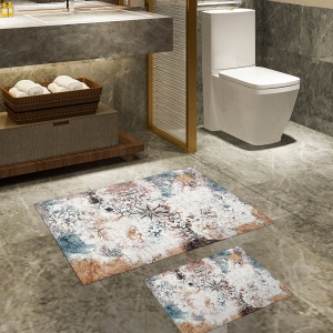 Set covorase baie 2 piese, Elegant Design, UnicUtil, Multicolor