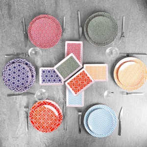 Set Farfurii (18 Bucati), Bundle spark, UnicUtil, Culoarea Multicolor - Img 5