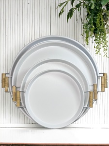 Set Tavi (4 Bucati), Echo items, UnicUtil, Culoarea Alb - Img 1