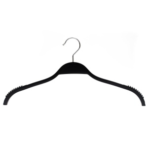 Umeraș din lemn, cu margini de cauciuc anti-alunecare si design modern, Negru, 1 bucata - Img 6