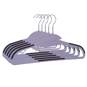 Umeraș din plastic cu margini antialunecare, Gri, 1 bucata