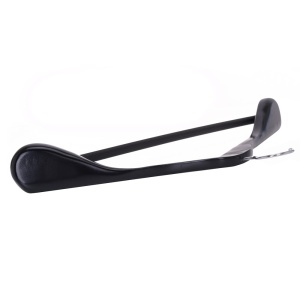 Umerase Tricouri din Lemn cu Umeri Lați și Design Modern, Negru, UUUM15, 1 bucata - Img 6