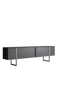 Unitate TV, Luxe Anthracite, UnicUtil, Antracit-Argint, Lățime: 180 cm, Adâncime: 30 cm, Înălțime: 50 cm - Img 5