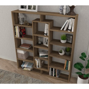 Bibliotecă, Ample Bookcase, UnicUtil, Maro - Img 5