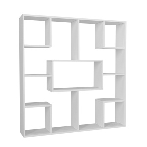 Biblioteca, Creative Structure, UnicUtil, 120 x 22 x 123.6 cm, Alb, UUBIB42 - Img 5