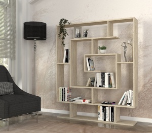 Biblioteca, Maze Chic, UnicUtil, 124.8 x 22 x 149.4 cm, Crem - Img 3