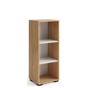 Biblioteca UnicUtil Alb - Stejar 40 x 35 x 109 cm - Img 4