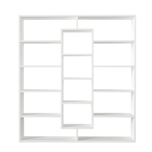 Biblioteca, Zen Space, UnicUtil, 125 x 22 x 135.7 cm, Alb, UUBIB36 - Img 5