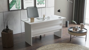 Birou UnicUtil Alb 140 x 60 x 73.8 cm - Img 3