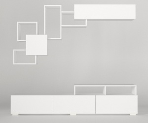 Comoda TV, Clean Aspect, UnicUtil, Alb - Img 8