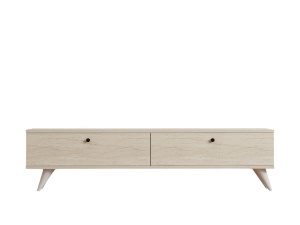 Comoda TV, Paris Travertine, UnicUtil, Travertin, Lățime: 160 cm, Înălțime: 40 cm, Adâncime: 25 cm - Img 2