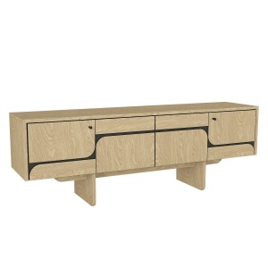 Comoda TV, Smart Balance, UnicUtil, Gri Crem - Img 7