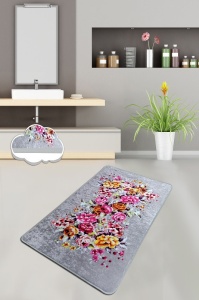 Covoras de baie, Luxury Touch, 80 x 100 cm, UnicUtil, Multicolor