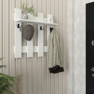 Cuier Elegant, Pure Craft, UnicUtil, 70 x 70 x 18 cm, Alb - Img 4