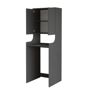 Dulap baie pentru masina de spalat UnicUtil Antracit 65 x 60 x 180 cm - Img 5