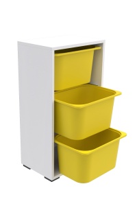 Dulap multifunctional, Glow grove, UnicUtil, Culoarea Alb Galben - Img 6