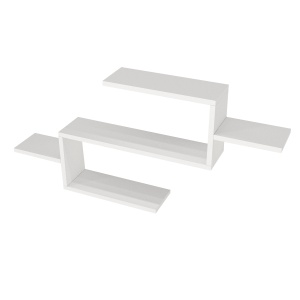 Etajera de Perete, UnicUtil, 104 x 14.5 x 49.4 cm, Alb - Img 5