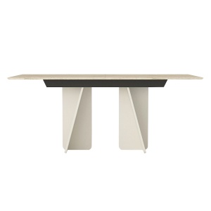 Masa dining, Premium Style, UnicUtil, Crem-Negru - Img 10