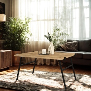 Măsuță de cafea Seramis din pal melaminat, stil compact și funcțional pentru living, 72 x 59.6 x 39 cm