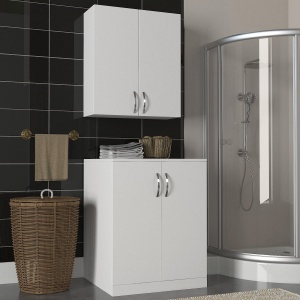 Organizator, Duo Cabinet, UnicUtil, 70 x 67 x 170 cm, Alb
