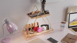 Raft versatil, Pure Craft, UnicUtil, 42 x 38 x 16 cm, Auriu Maro - Img 7