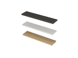 Rafturi perete, Bold Design, UnicUtil, 60 x 1 x 14 cm, Stejar Gri Alb - Img 2