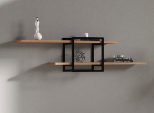 Rafturi perete, Pure Strength, UnicUtil, 120 x 30 x 18 cm, Pin