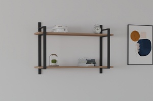 Rafturi perete, Solid Base, UnicUtil, 90 x 60 x 22 cm, Nuc - Img 4