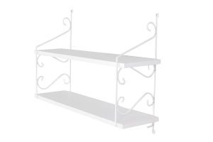 Rafturi perete, Vintage Line, UnicUtil, 72 x 51 x 20 cm, Alb - Img 2