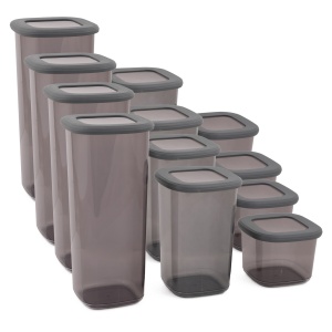 Set 12 recipiente alimentare , UnicUtil, Spacious Versatile, Antracit - Img 7