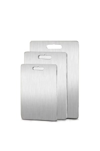 Set 3 tocatoare din otel inoxidabil, 1 mm, argintiu