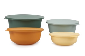 Set 4 recipiente alimentare , UnicUtil, Lightweight Elegant, Multicolor - Img 4
